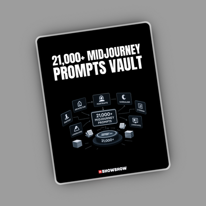 21,000+ Midjourney Prompt Vault
