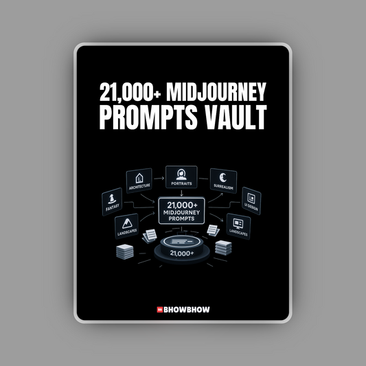 21,000+ Midjourney Prompt Vault